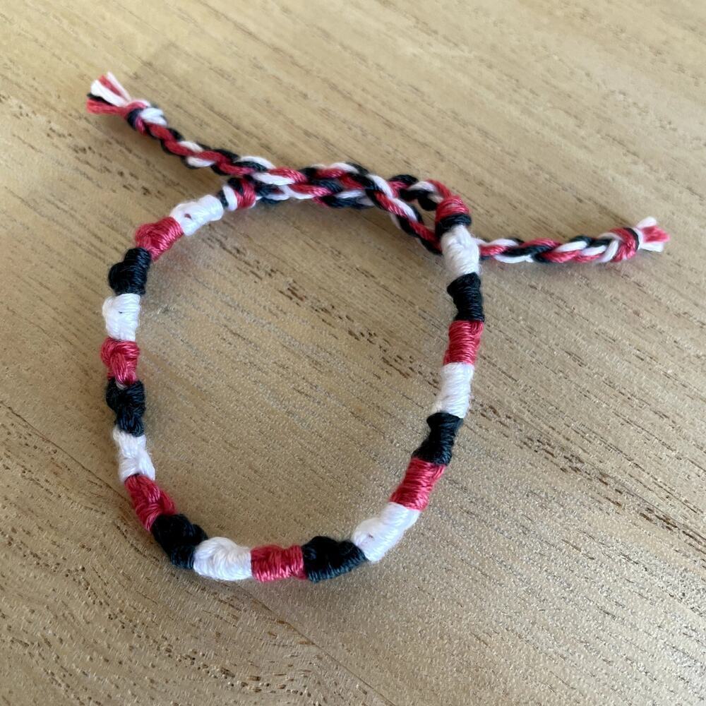Quincy Bracelet, anklet, trendy, comfortable, tie, embroidery thread, woven, gif